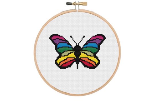 FP3063 - 3D Rainbow Butterfly Framed View 960x640