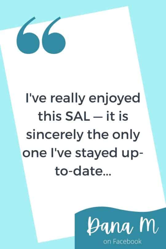 I've really enjoyed this SAL - it is sincerely the only one I've stayed up-to-date